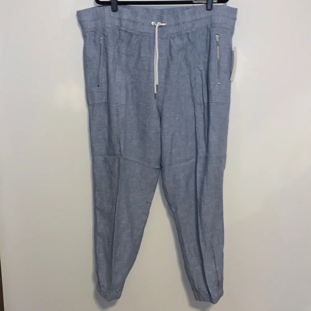 NWT Athleta Plus size Cabo Linen Jogger - Picture 5 of 11